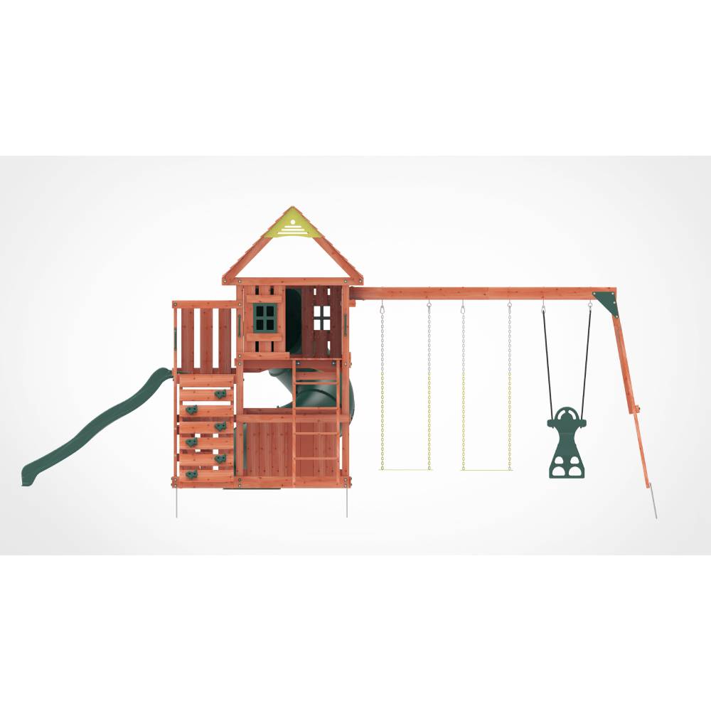 Kiddoro Little Heroes HQ Swing Set