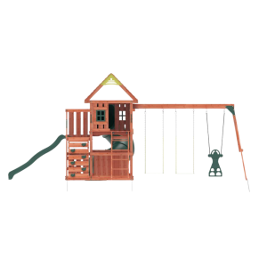 Kiddoro Little Heroes HQ Swing Set
