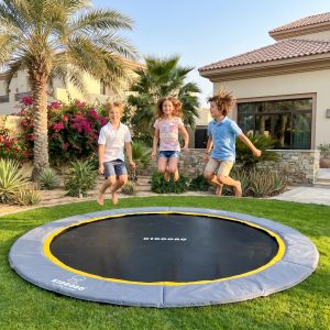 Kiddoro Hidevally 10ft In-ground Trampoline, backyard playset in the UAE